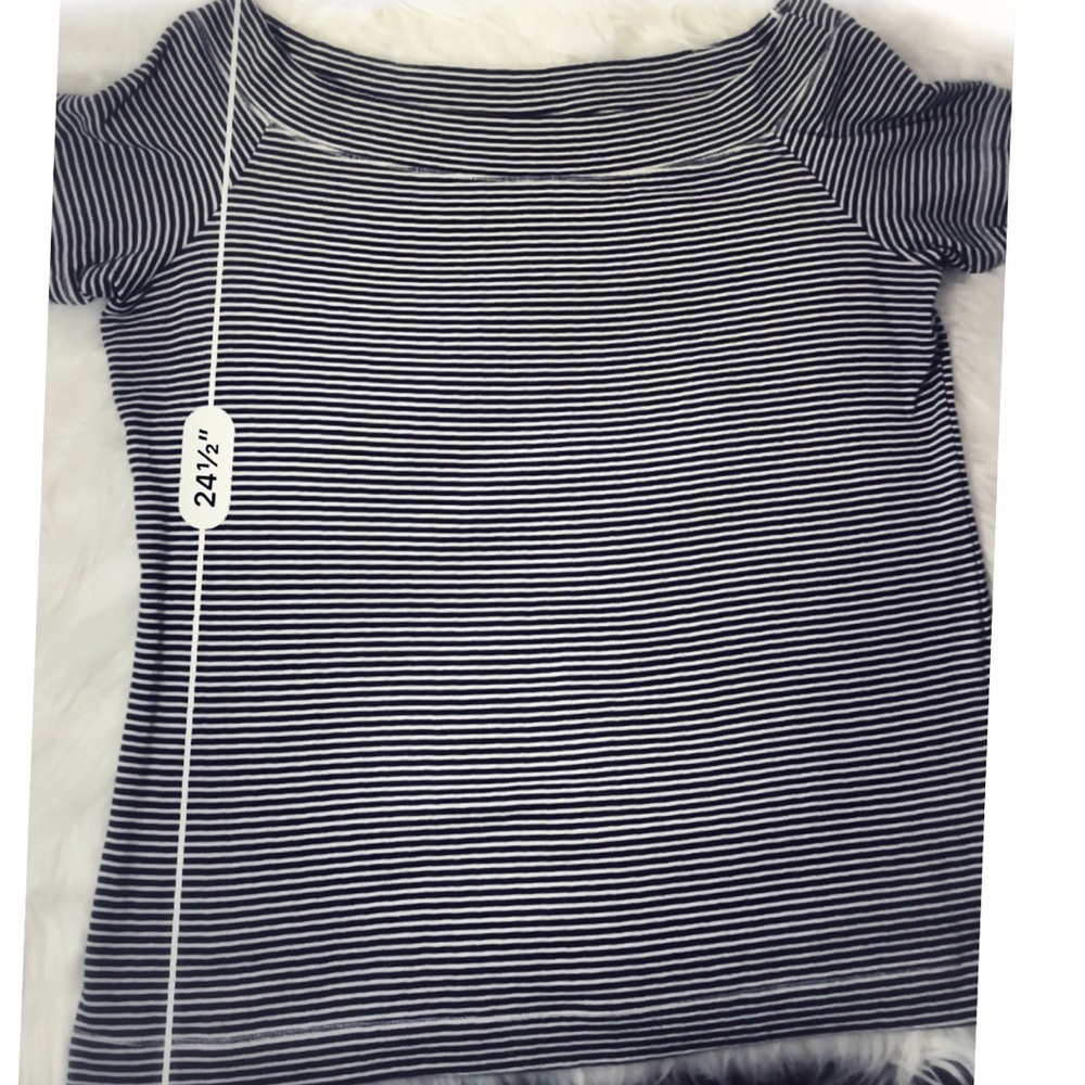 H&M✨off the shoulder striped🎬 top